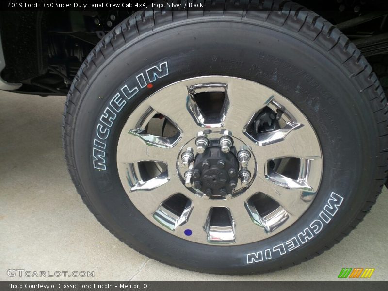 Ingot Silver / Black 2019 Ford F350 Super Duty Lariat Crew Cab 4x4