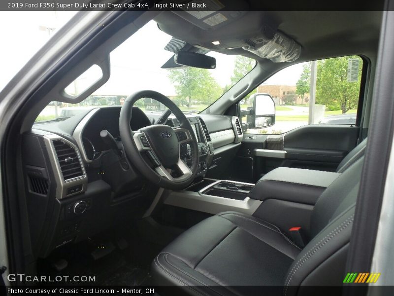 Ingot Silver / Black 2019 Ford F350 Super Duty Lariat Crew Cab 4x4