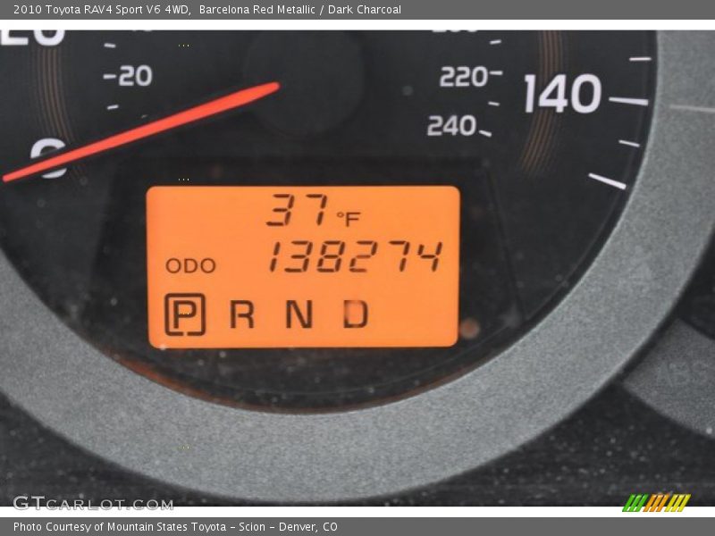 Barcelona Red Metallic / Dark Charcoal 2010 Toyota RAV4 Sport V6 4WD