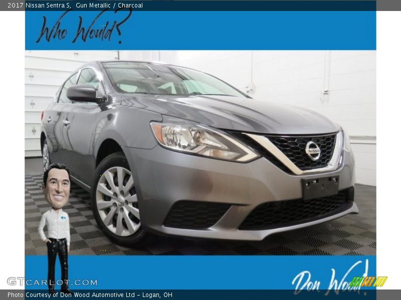 Gun Metallic / Charcoal 2017 Nissan Sentra S