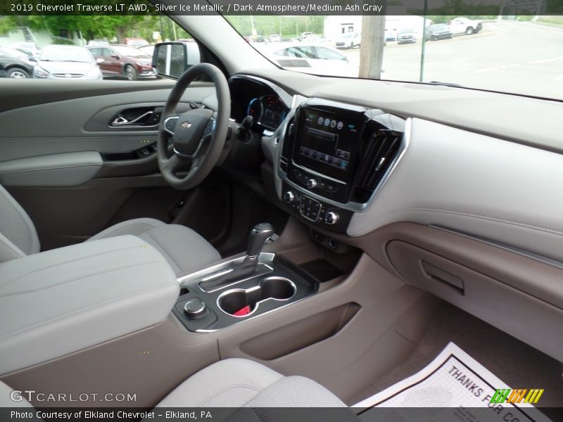 Silver Ice Metallic / Dark Atmosphere/Medium Ash Gray 2019 Chevrolet Traverse LT AWD