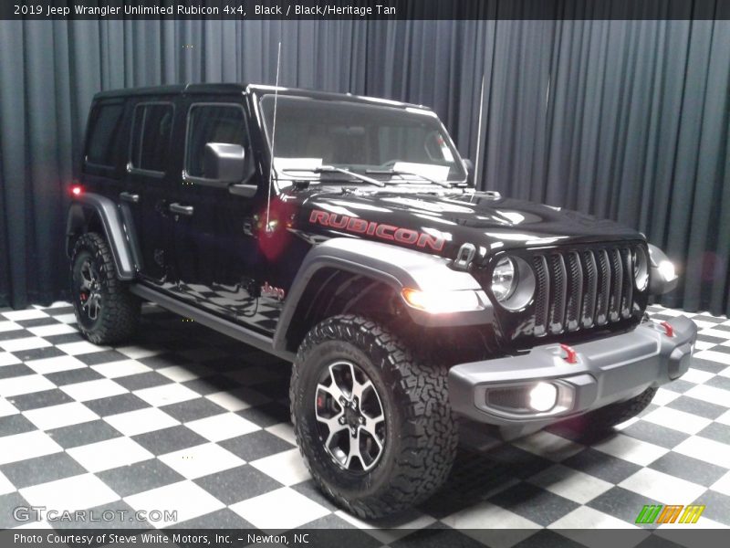 Black / Black/Heritage Tan 2019 Jeep Wrangler Unlimited Rubicon 4x4