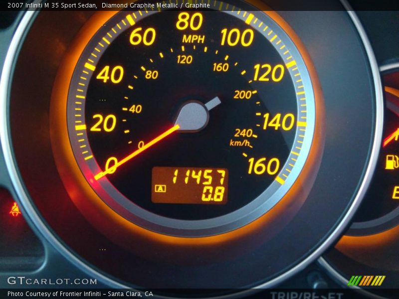 Diamond Graphite Metallic / Graphite 2007 Infiniti M 35 Sport Sedan