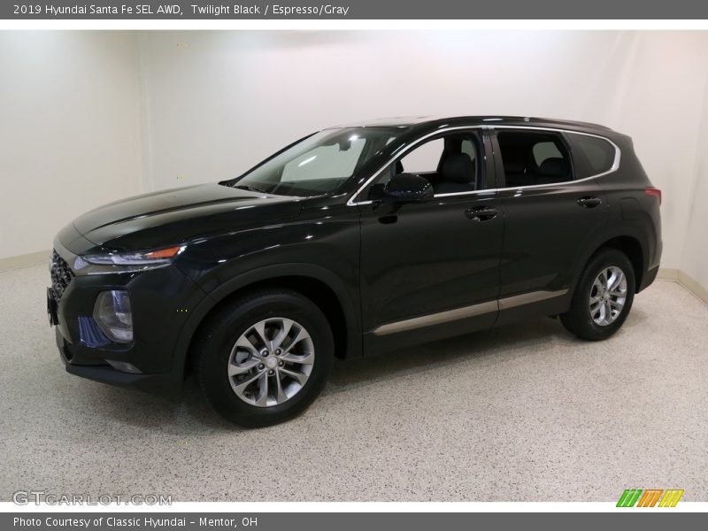 Twilight Black / Espresso/Gray 2019 Hyundai Santa Fe SEL AWD