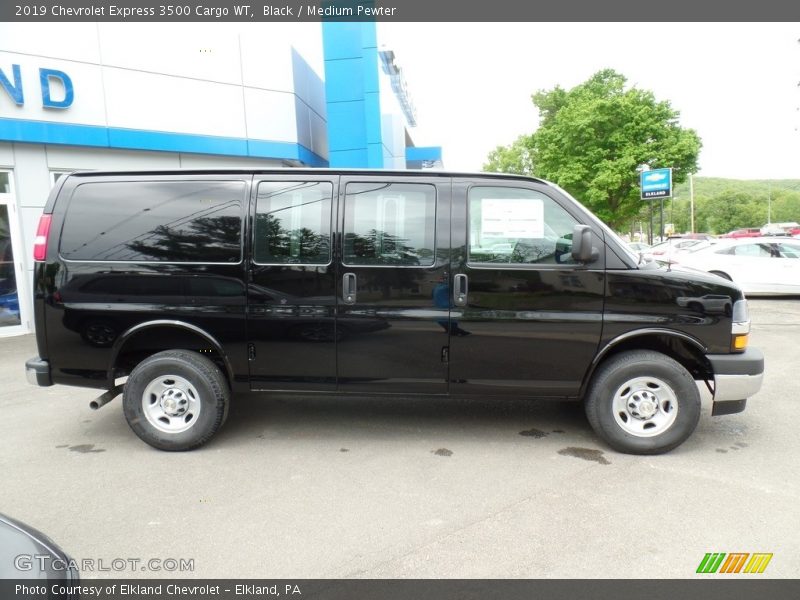 Black / Medium Pewter 2019 Chevrolet Express 3500 Cargo WT