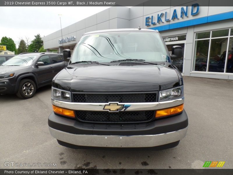 Black / Medium Pewter 2019 Chevrolet Express 3500 Cargo WT