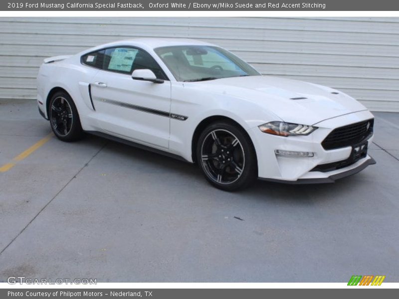  2019 Mustang California Special Fastback Oxford White