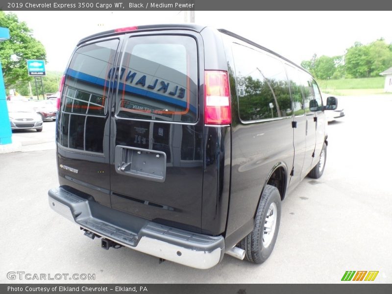 Black / Medium Pewter 2019 Chevrolet Express 3500 Cargo WT