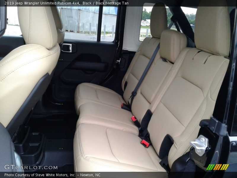 Rear Seat of 2019 Wrangler Unlimited Rubicon 4x4