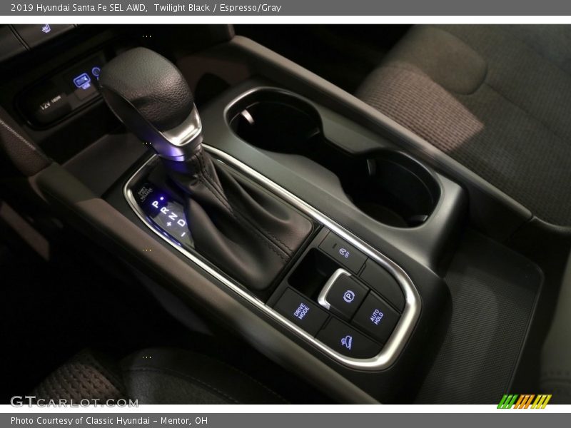 Twilight Black / Espresso/Gray 2019 Hyundai Santa Fe SEL AWD