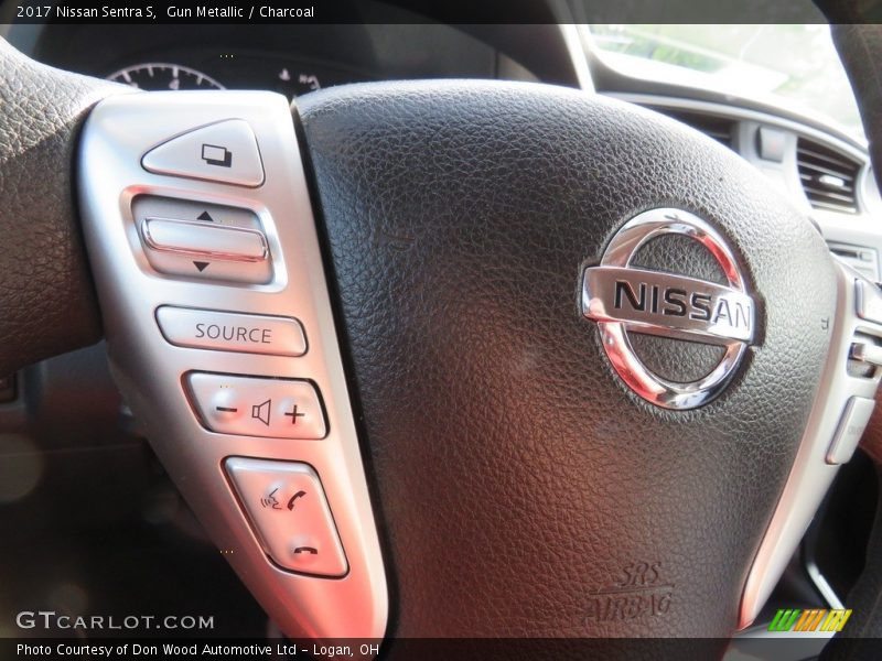 Gun Metallic / Charcoal 2017 Nissan Sentra S