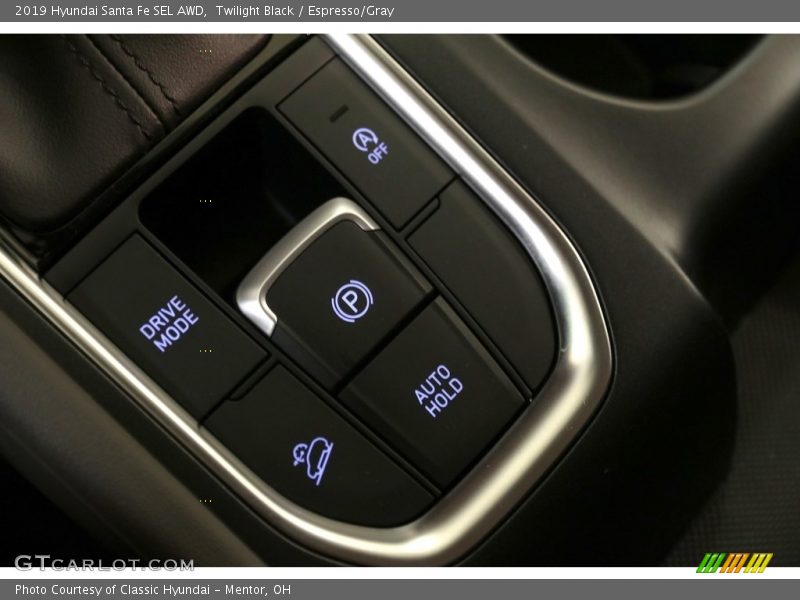 Twilight Black / Espresso/Gray 2019 Hyundai Santa Fe SEL AWD