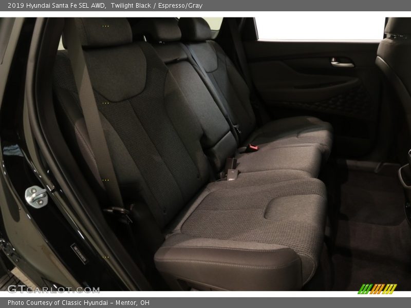 Twilight Black / Espresso/Gray 2019 Hyundai Santa Fe SEL AWD