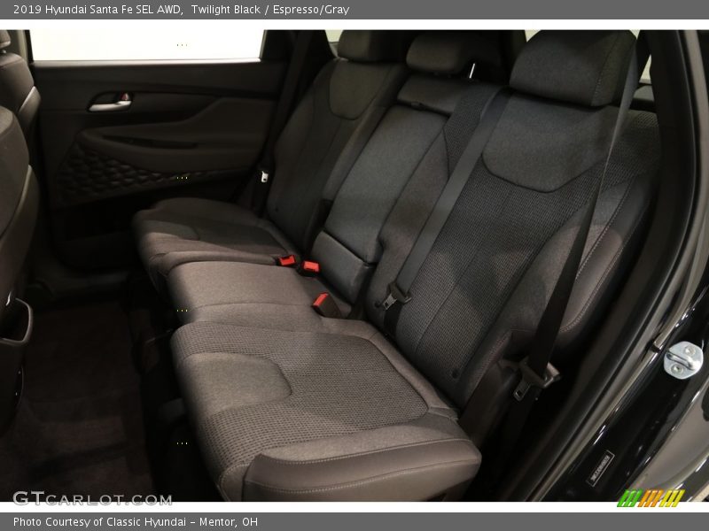Twilight Black / Espresso/Gray 2019 Hyundai Santa Fe SEL AWD
