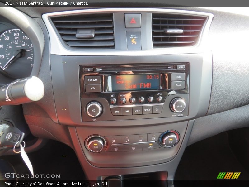 Gun Metallic / Charcoal 2017 Nissan Sentra S