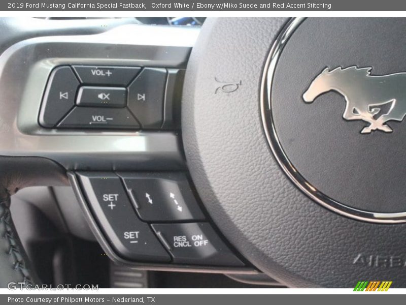  2019 Mustang California Special Fastback Steering Wheel