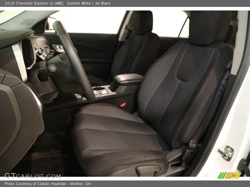 Summit White / Jet Black 2016 Chevrolet Equinox LS AWD