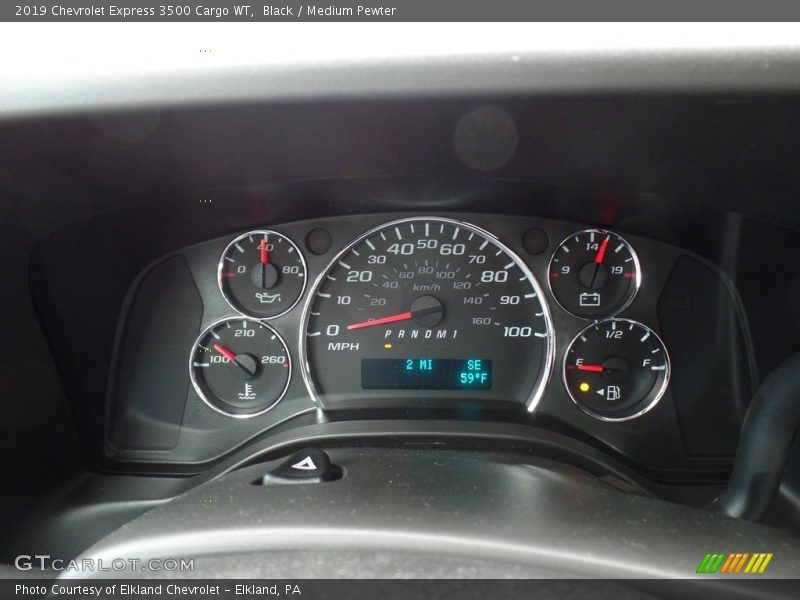  2019 Express 3500 Cargo WT 3500 Cargo WT Gauges