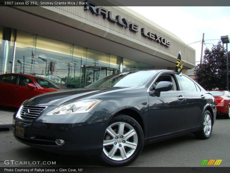 Smokey Granite Mica / Black 2007 Lexus ES 350