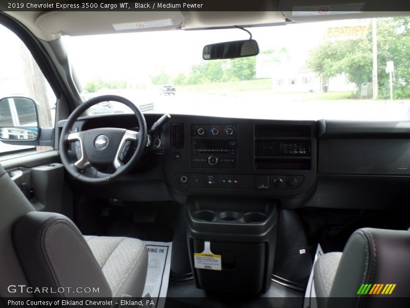Black / Medium Pewter 2019 Chevrolet Express 3500 Cargo WT