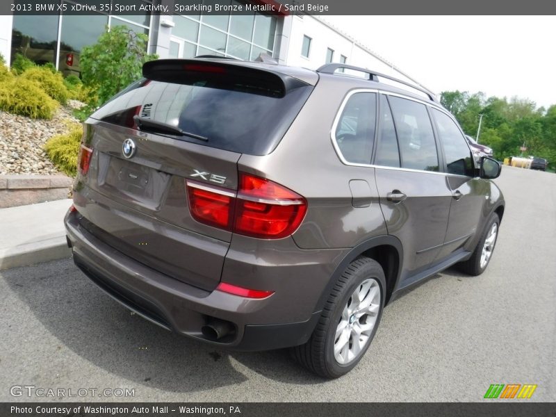 Sparkling Bronze Metallic / Sand Beige 2013 BMW X5 xDrive 35i Sport Activity