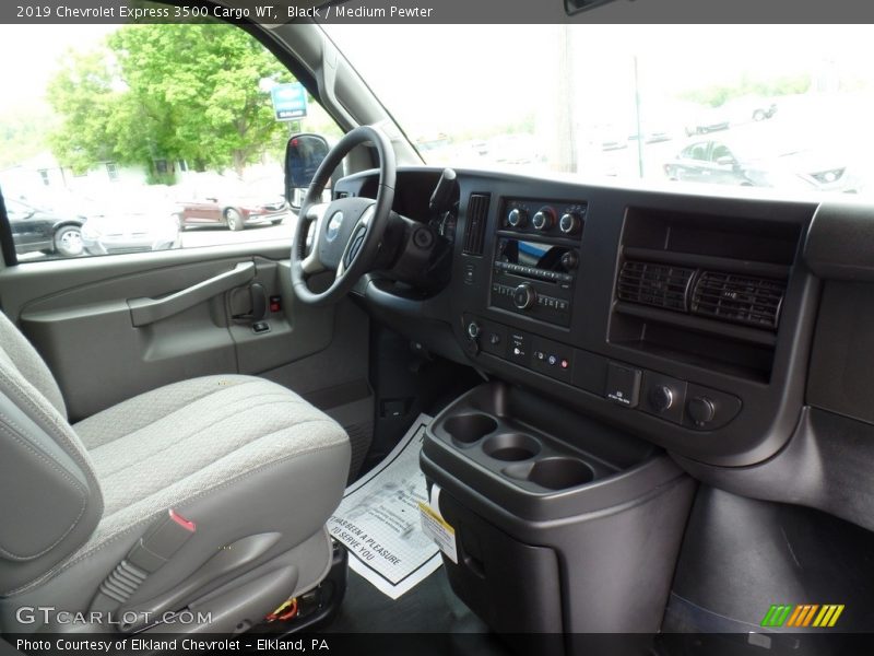Black / Medium Pewter 2019 Chevrolet Express 3500 Cargo WT