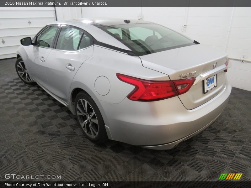 Brilliant Silver / Charcoal 2016 Nissan Maxima Platinum