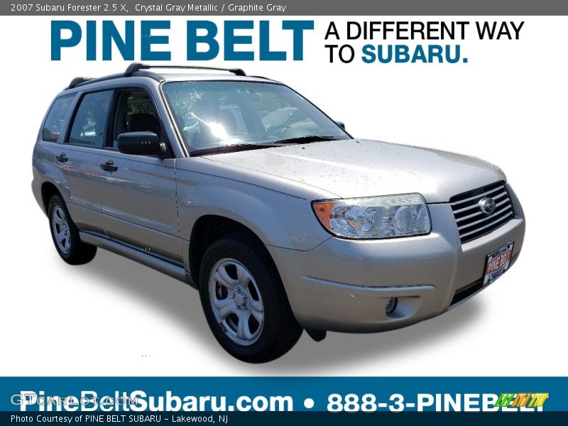 Crystal Gray Metallic / Graphite Gray 2007 Subaru Forester 2.5 X