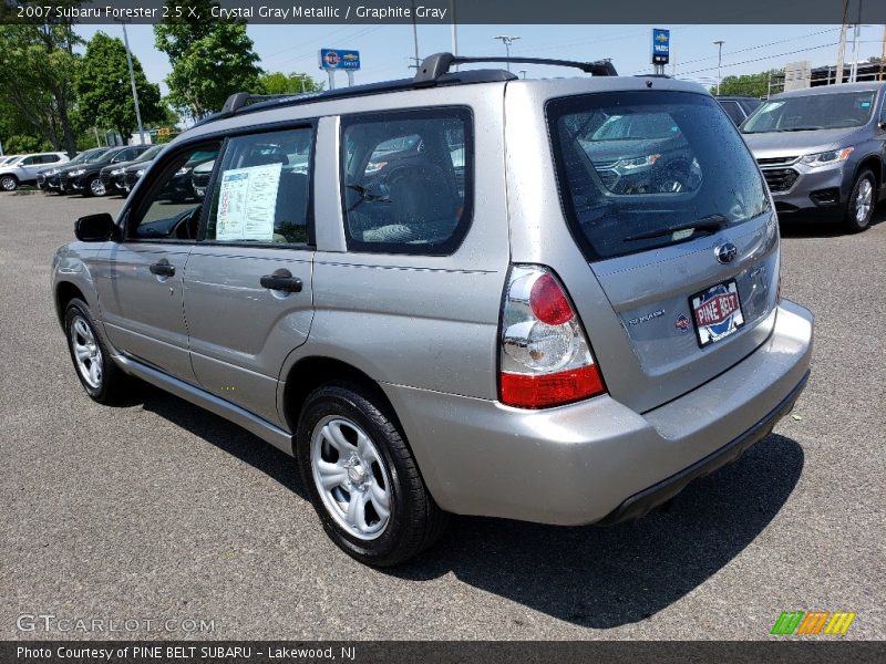 Crystal Gray Metallic / Graphite Gray 2007 Subaru Forester 2.5 X