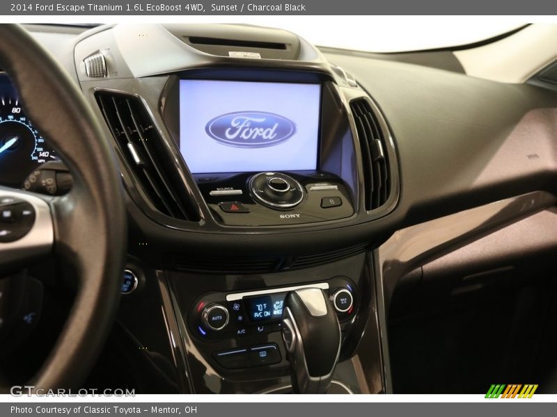 Sunset / Charcoal Black 2014 Ford Escape Titanium 1.6L EcoBoost 4WD