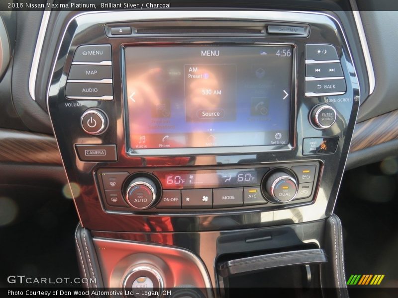 Brilliant Silver / Charcoal 2016 Nissan Maxima Platinum