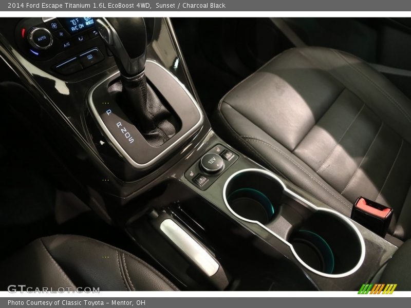 Sunset / Charcoal Black 2014 Ford Escape Titanium 1.6L EcoBoost 4WD