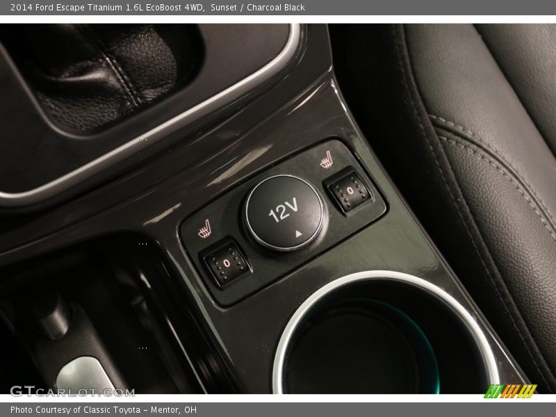 Sunset / Charcoal Black 2014 Ford Escape Titanium 1.6L EcoBoost 4WD