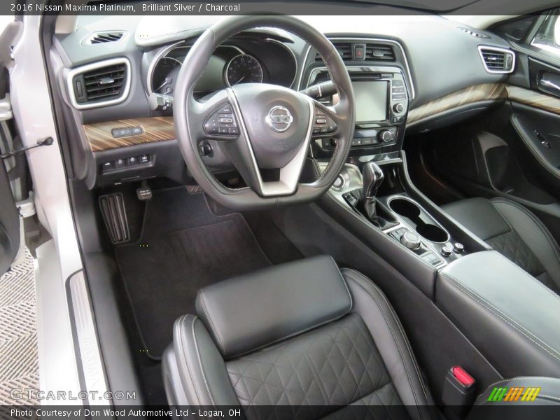 Brilliant Silver / Charcoal 2016 Nissan Maxima Platinum