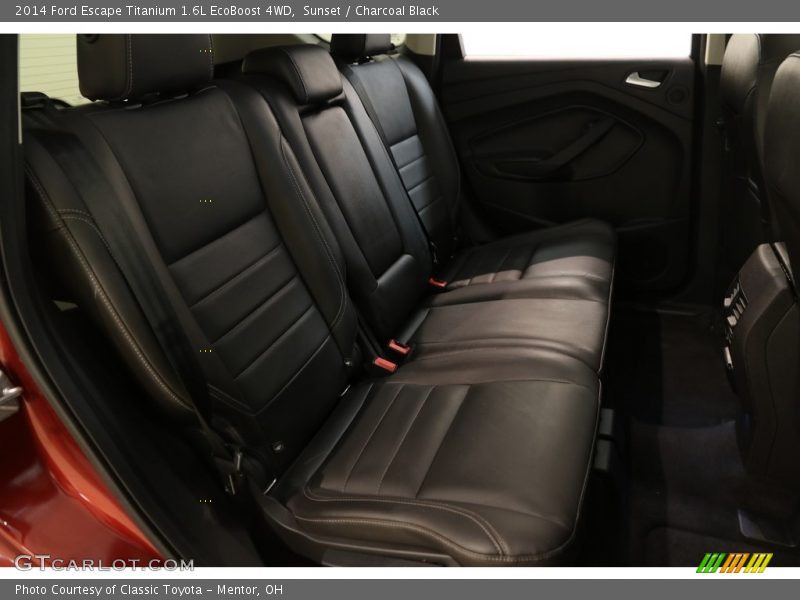 Sunset / Charcoal Black 2014 Ford Escape Titanium 1.6L EcoBoost 4WD