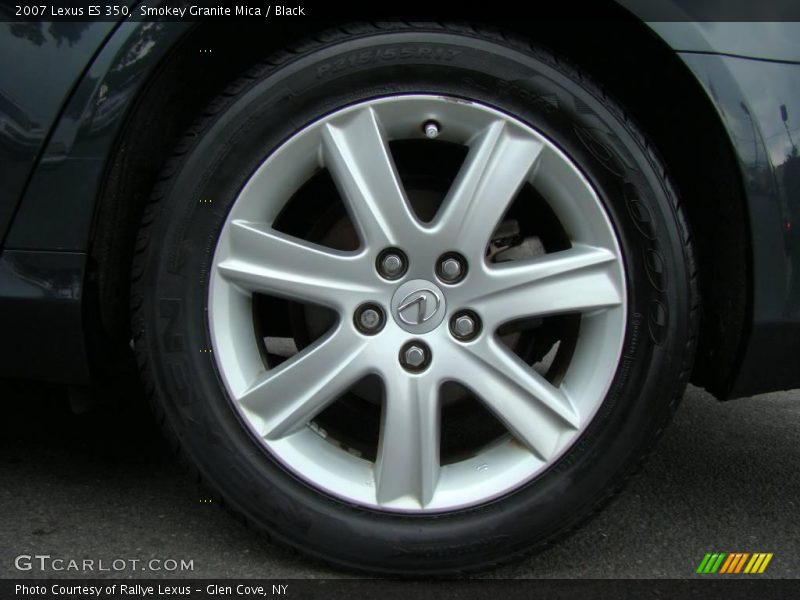 Smokey Granite Mica / Black 2007 Lexus ES 350