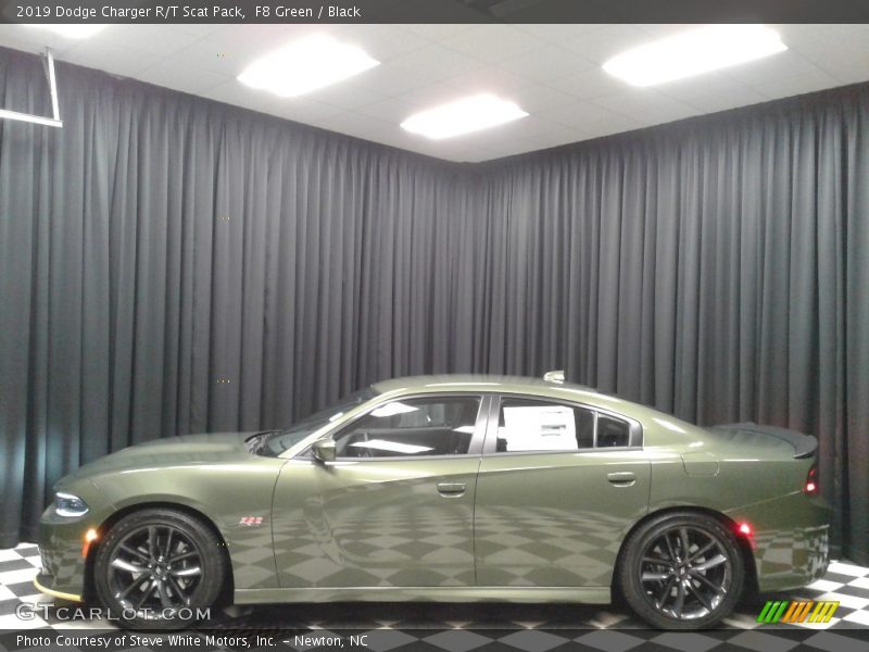 F8 Green / Black 2019 Dodge Charger R/T Scat Pack