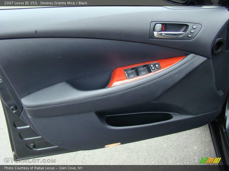 Smokey Granite Mica / Black 2007 Lexus ES 350