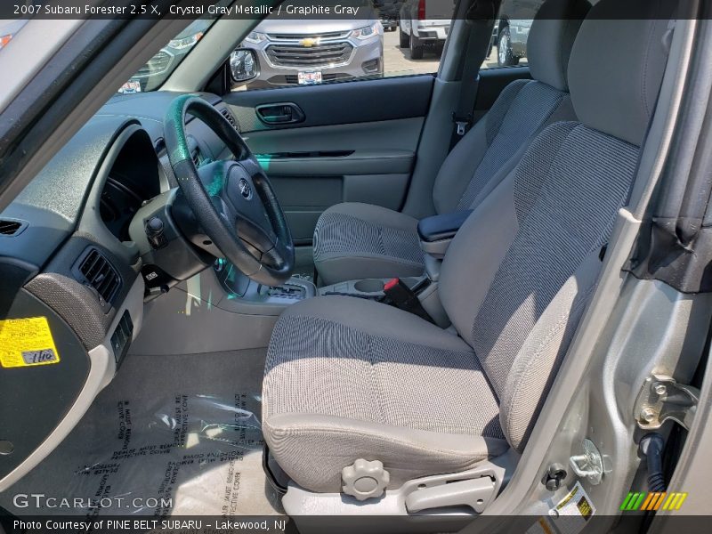 Crystal Gray Metallic / Graphite Gray 2007 Subaru Forester 2.5 X