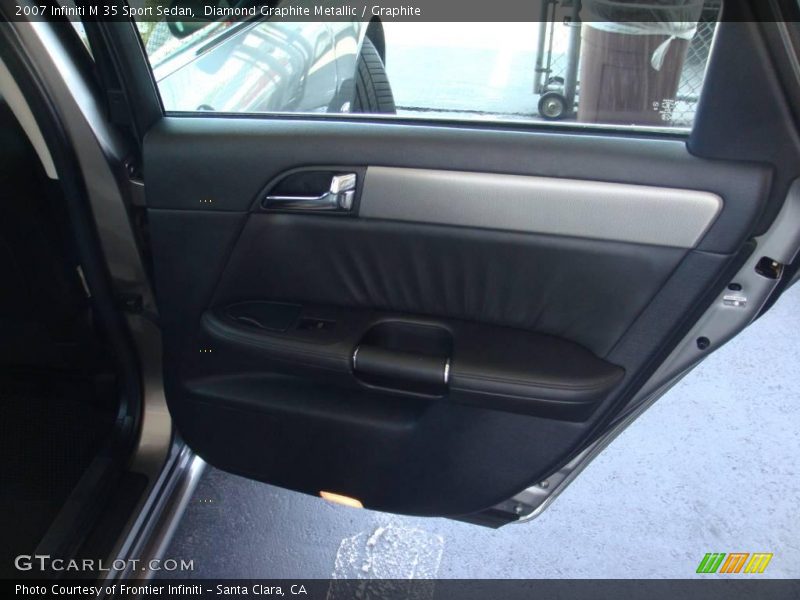 Diamond Graphite Metallic / Graphite 2007 Infiniti M 35 Sport Sedan