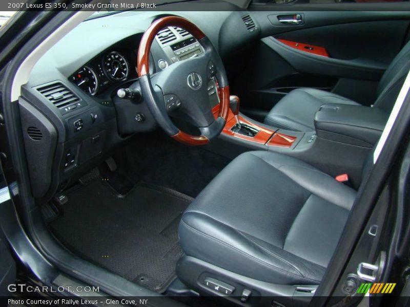 Smokey Granite Mica / Black 2007 Lexus ES 350