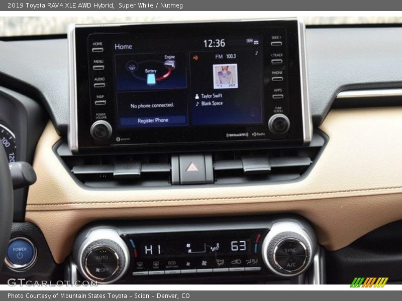 Super White / Nutmeg 2019 Toyota RAV4 XLE AWD Hybrid