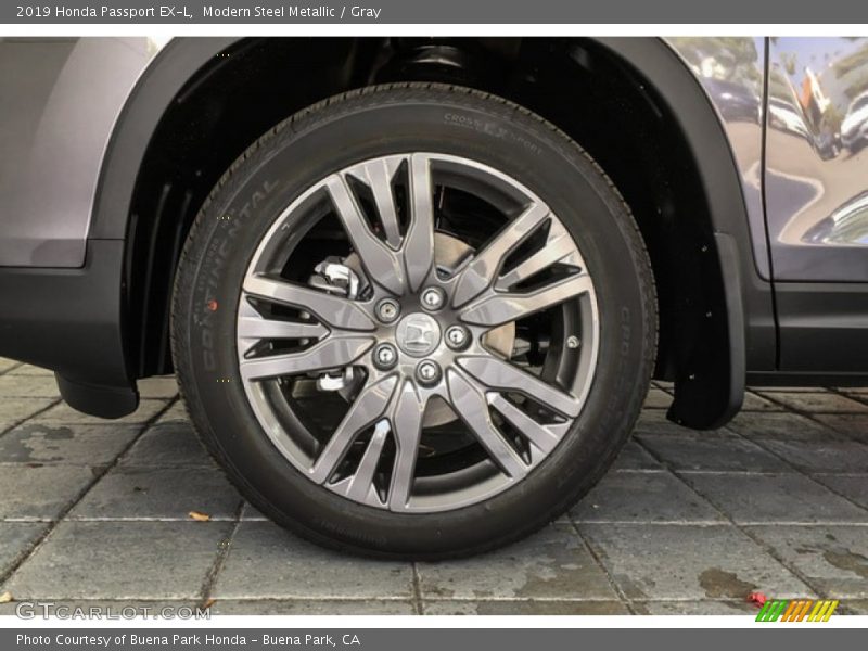 Modern Steel Metallic / Gray 2019 Honda Passport EX-L