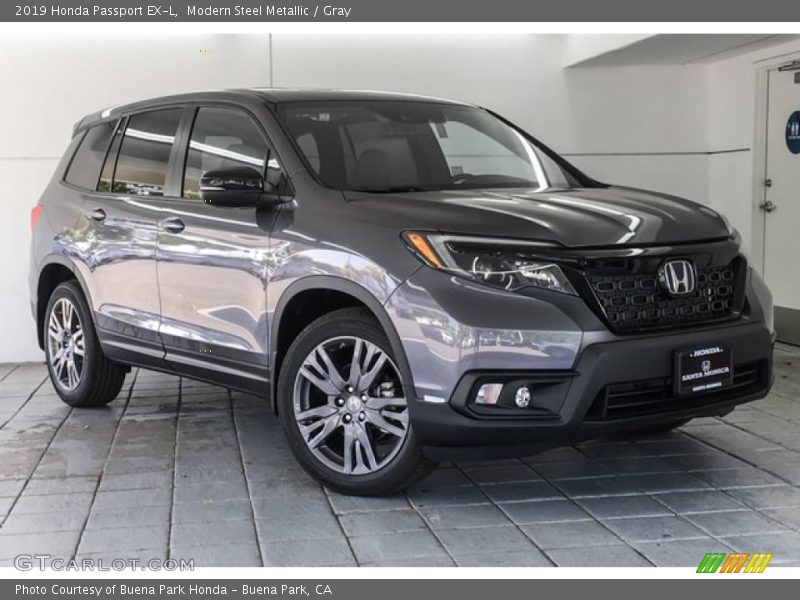Modern Steel Metallic / Gray 2019 Honda Passport EX-L