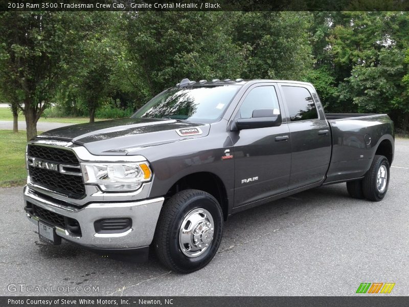 Granite Crystal Metallic / Black 2019 Ram 3500 Tradesman Crew Cab