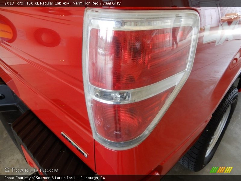 Vermillion Red / Steel Gray 2013 Ford F150 XL Regular Cab 4x4