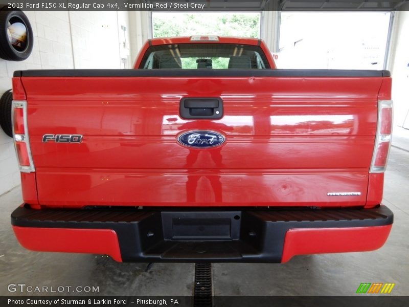 Vermillion Red / Steel Gray 2013 Ford F150 XL Regular Cab 4x4