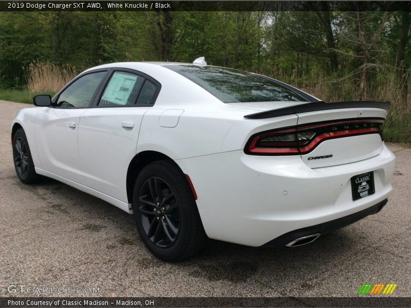 White Knuckle / Black 2019 Dodge Charger SXT AWD