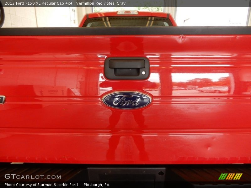 Vermillion Red / Steel Gray 2013 Ford F150 XL Regular Cab 4x4