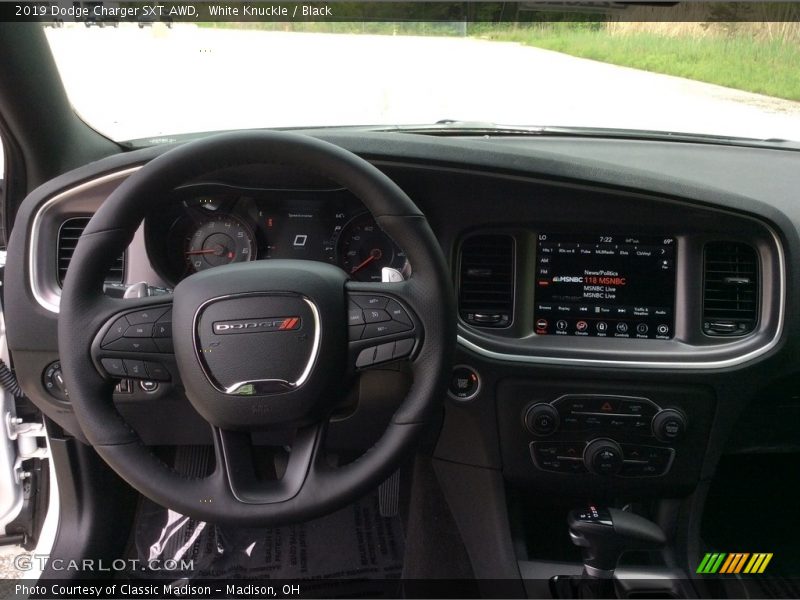 White Knuckle / Black 2019 Dodge Charger SXT AWD